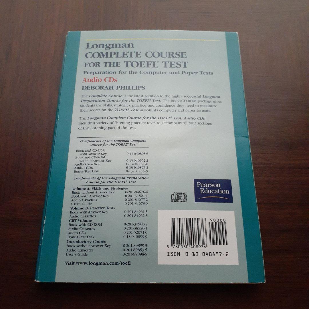 語学・辞書・学習参考書 Longman CompleteCourse for the TOEFLTest