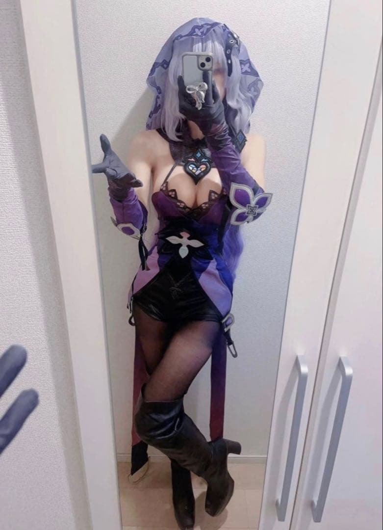 崩壊スターレイル　ブラックスワン　コスプレ衣装　ウィッグ付き