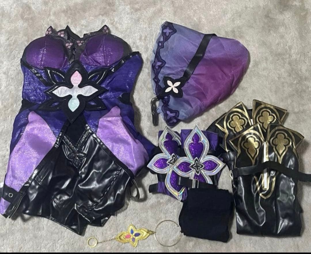 崩壊スターレイル　ブラックスワン　コスプレ衣装　ウィッグ付き