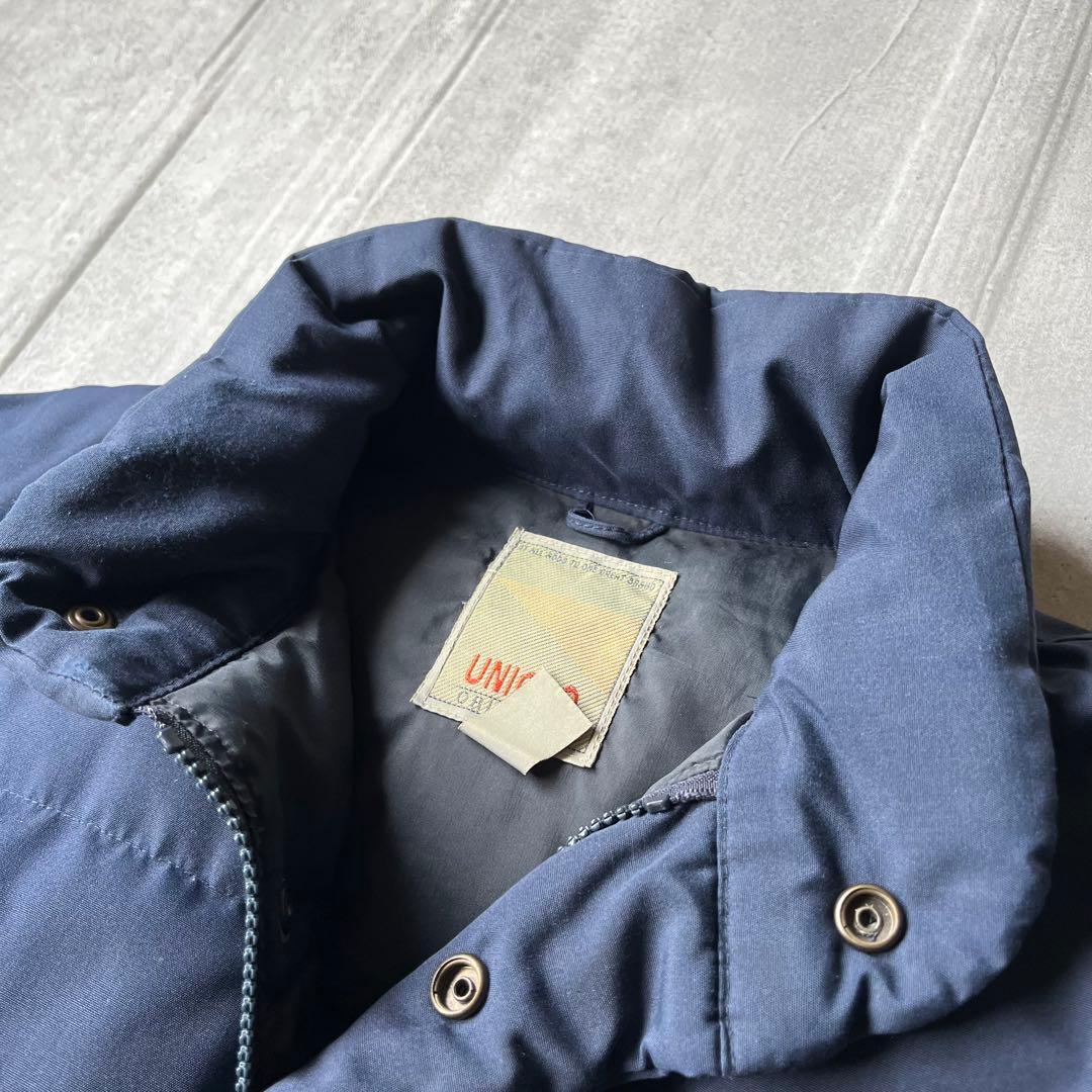 希少 OLD UNIQLO 80s 90s ダウンジャケット 短丈 L 初期タグ