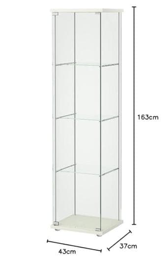 新品未開封　直接引き取り限定　IKEA デトルフ ガラスショーケース