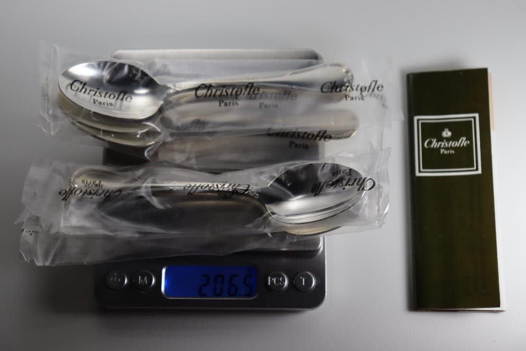 クリストフル◆リュバン◆コーヒースプーン未開封未使用品6本◆生産終了の貴重品です