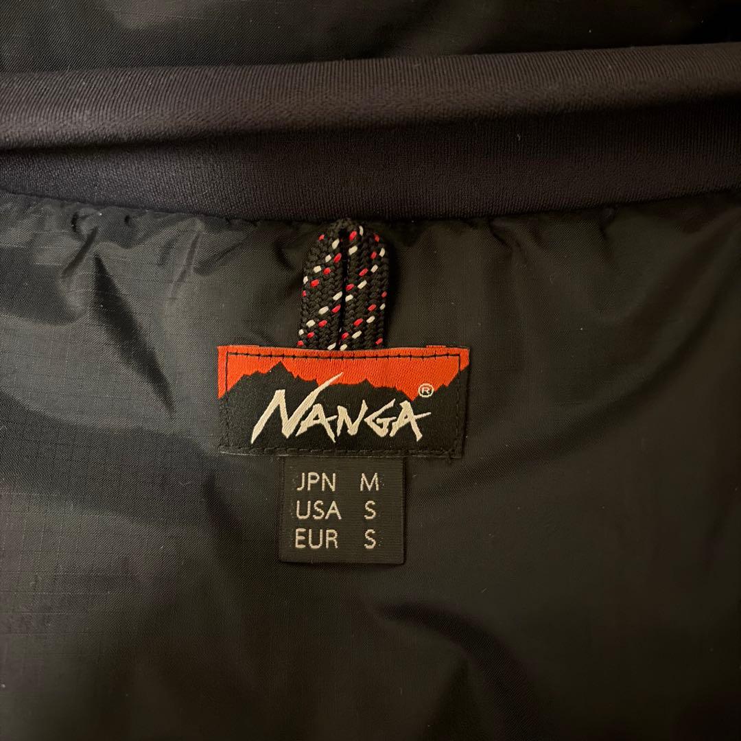 NANGA ブラック オーロラテックススタンドカラーダウンジャケットM