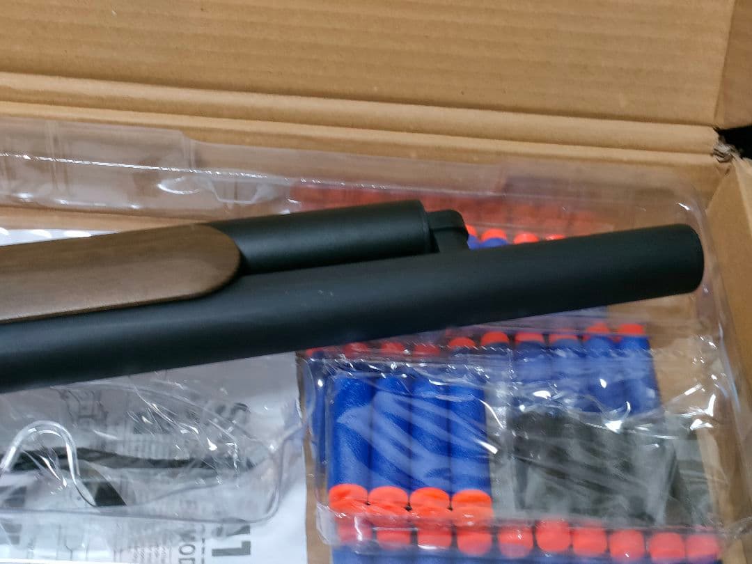 プラ製 ナーフ排莢カート式 スポンジ M1887 ショットガン