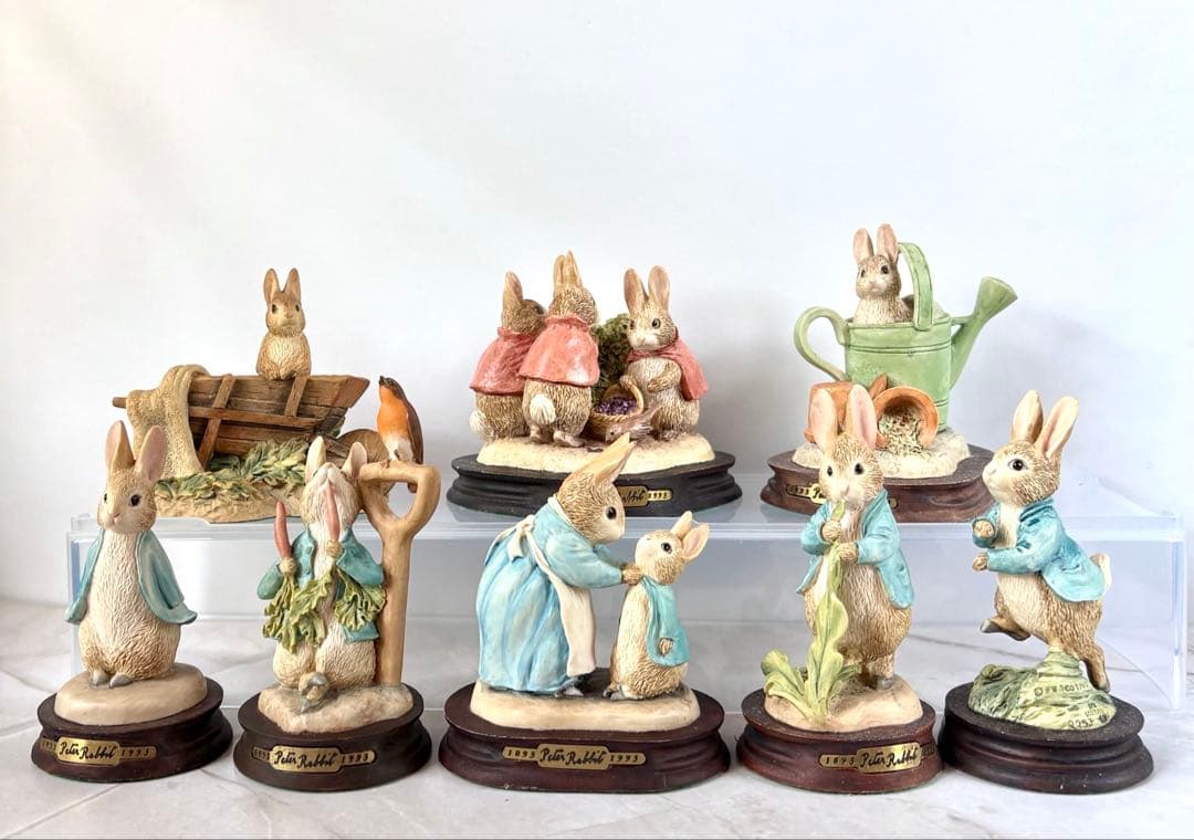 ピーターラビット　◆希少100周年記念　【Mrs.Rabbit & Peter】