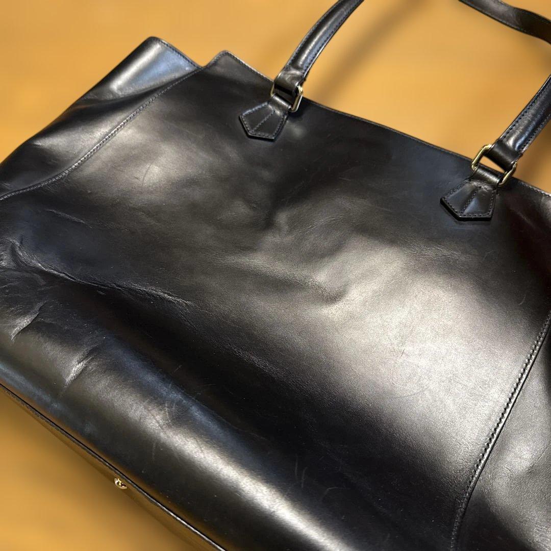 Boldrini Selleria レザー トートバッグ　ブラック
