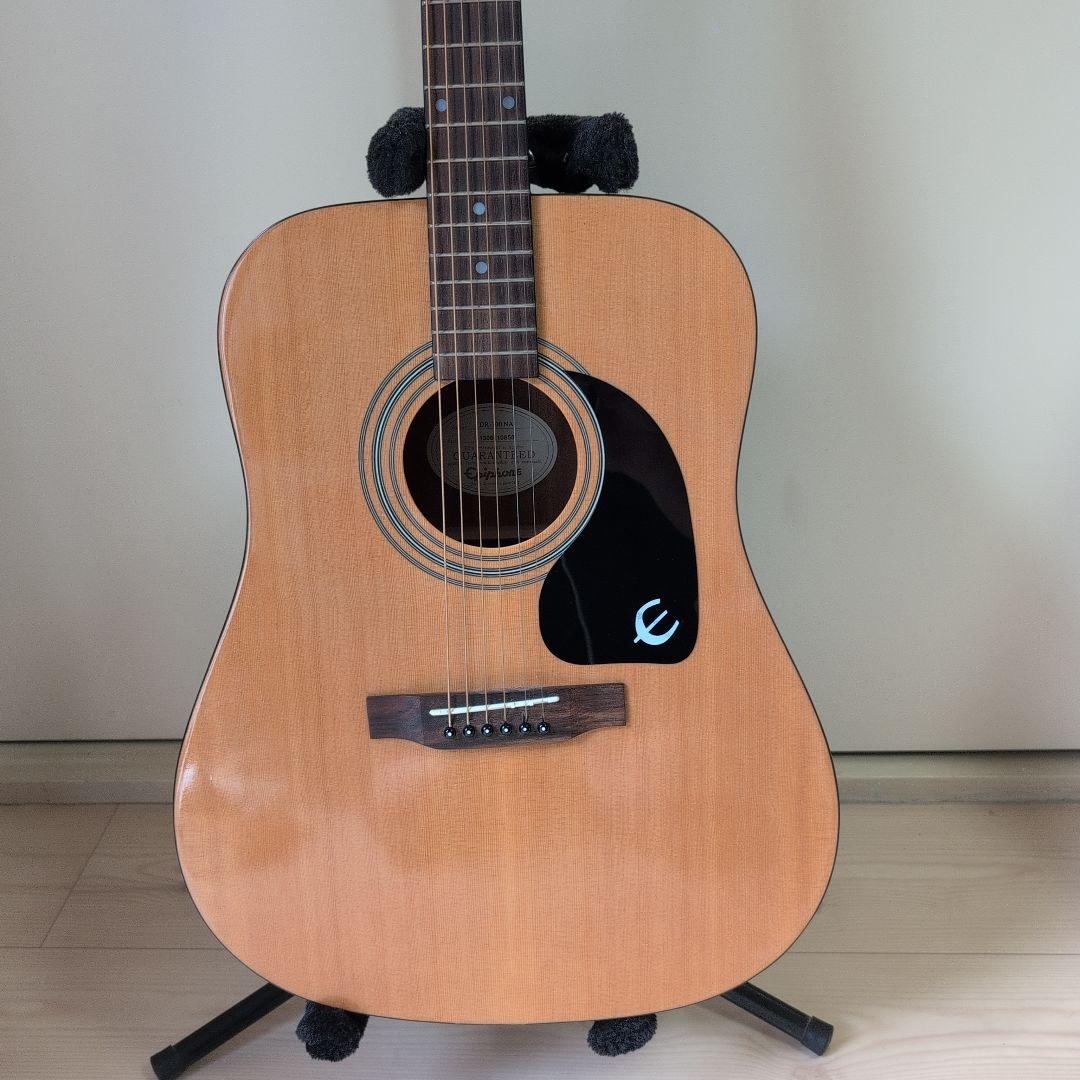 Epiphone アコースティックギター ブラウン カバー付き
