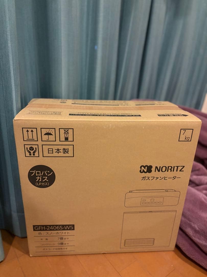 新品未開封★NORITZ ガスファンヒーター GFH-2406S-W5 プロパン