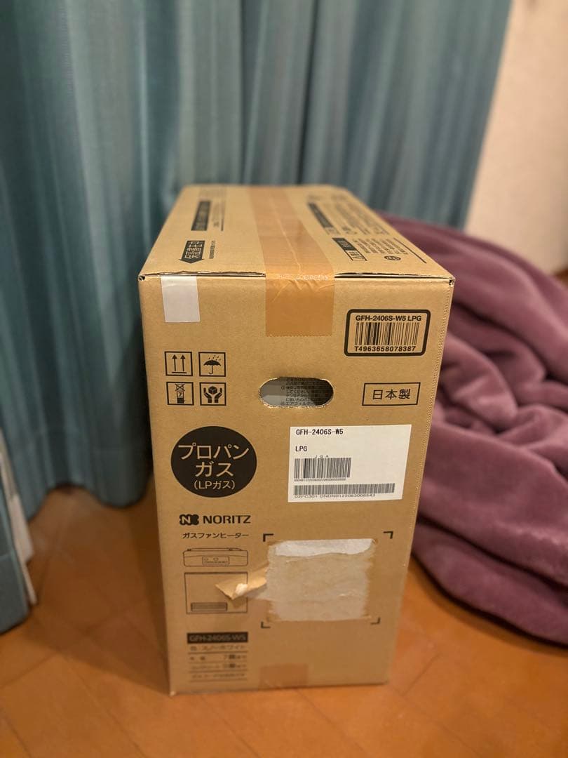 新品未開封★NORITZ ガスファンヒーター GFH-2406S-W5 プロパン