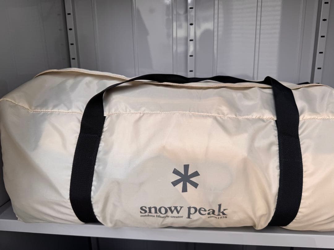 スノーピーク　ドックドーム Pro.6アイボリー　グランドシート付き