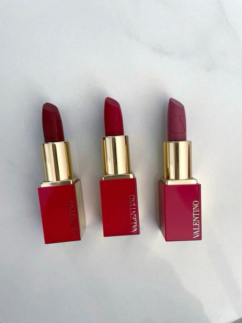 【値下げ】VALENTINOミニロッソ☆リップスティック☆ギフトセット ポーチ