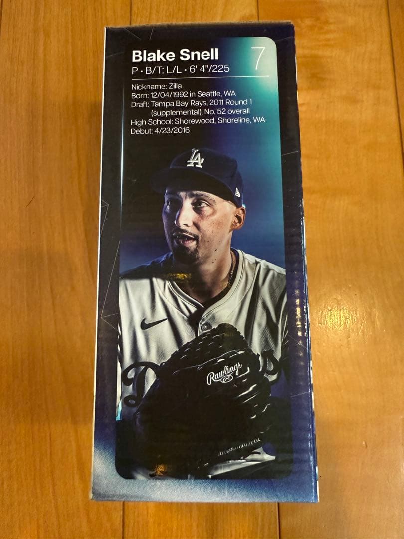 6/16大谷投手復帰戦　ドジャースタジアム限定品　ブレイク・スネル ボブルヘッド