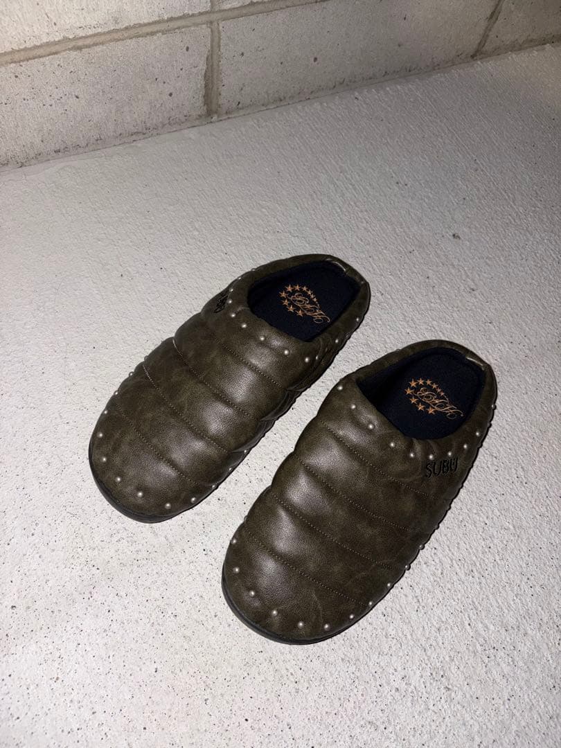 subu afb レザースタッズサンダル　サイズ3