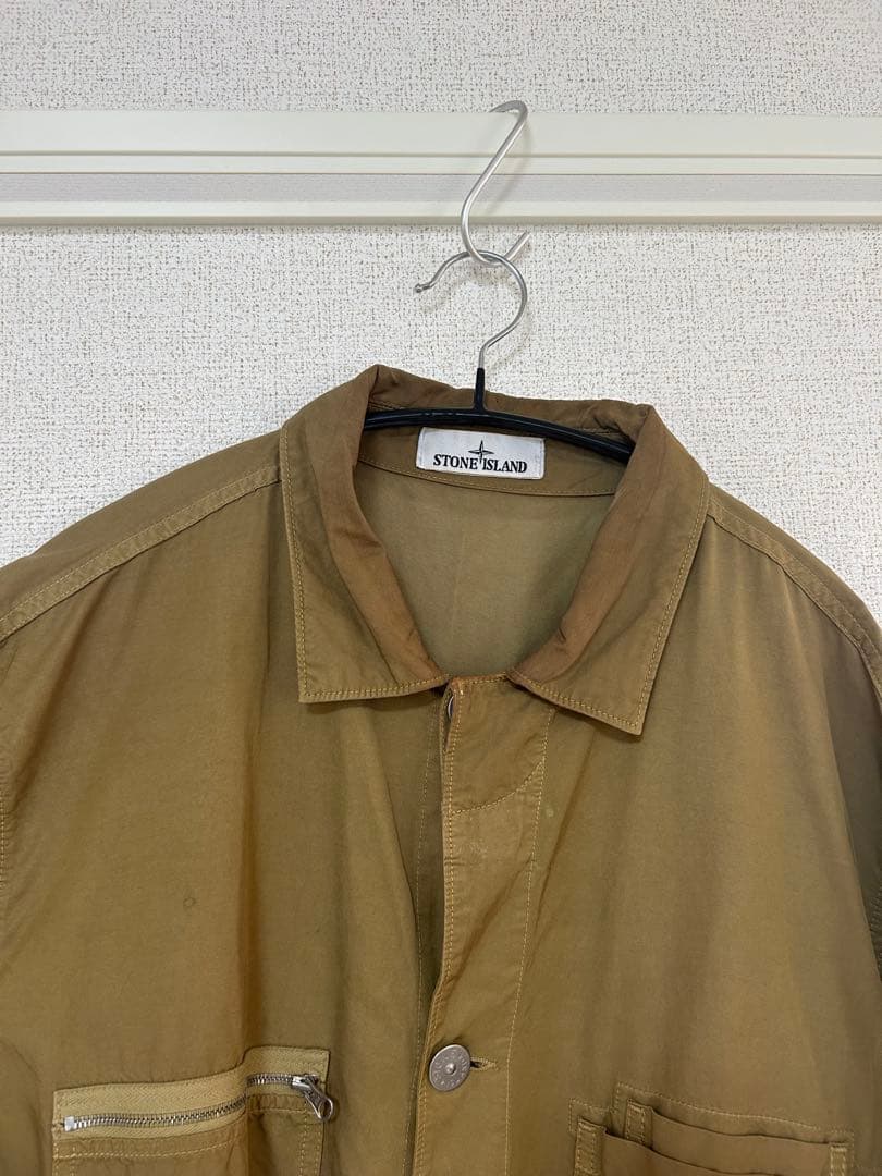 STONE  カーキ ミリタリージャケット 半袖