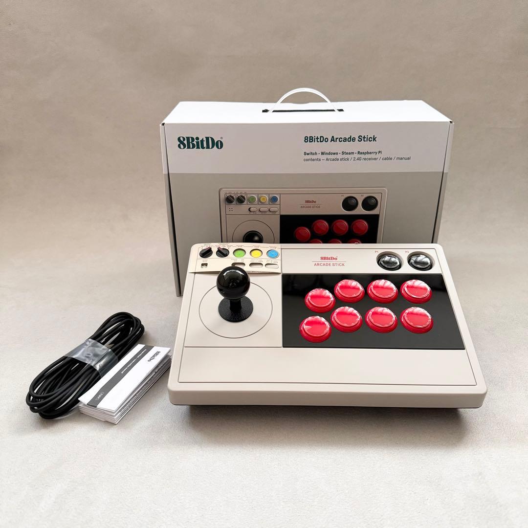 極美品 8BitDo アーケードコントローラー switch Windows