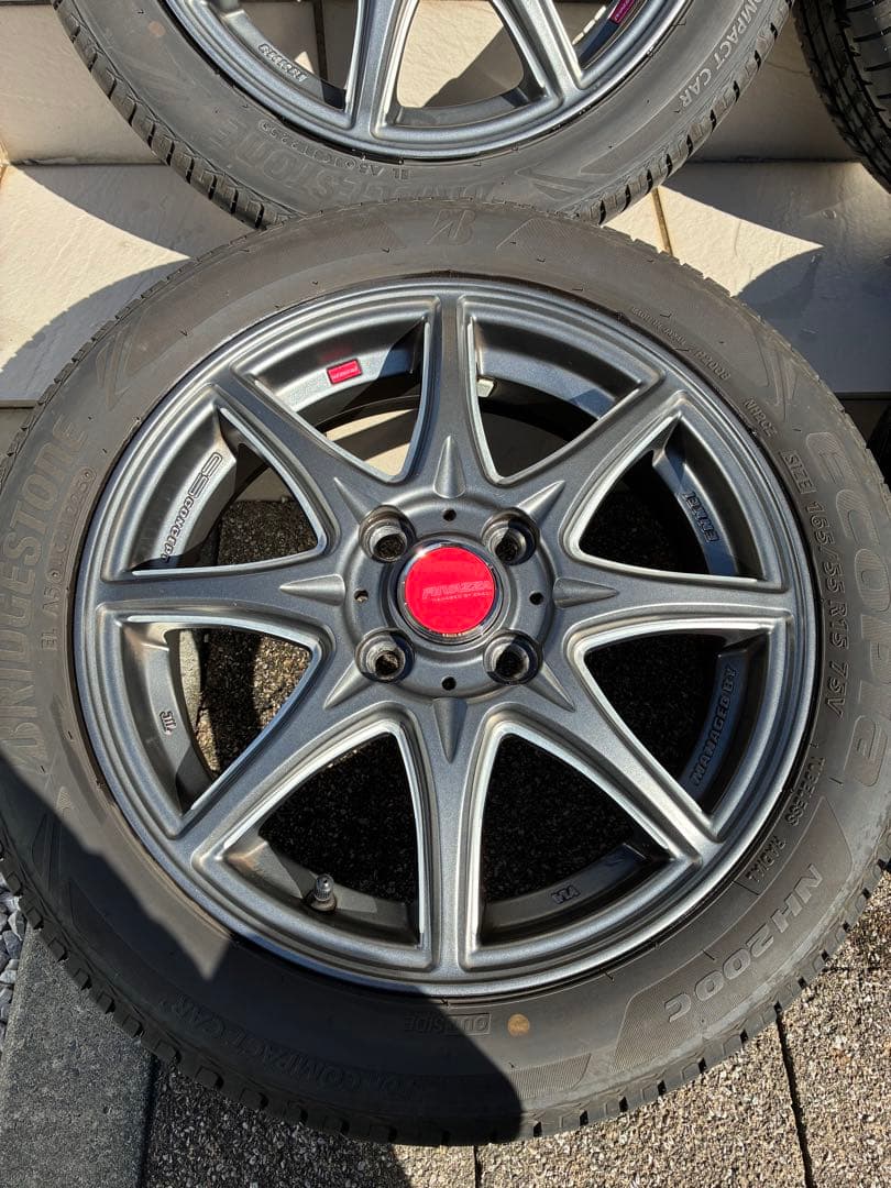 あっくん　165/55R15 NH200 25年製+RIVAZZAホイール