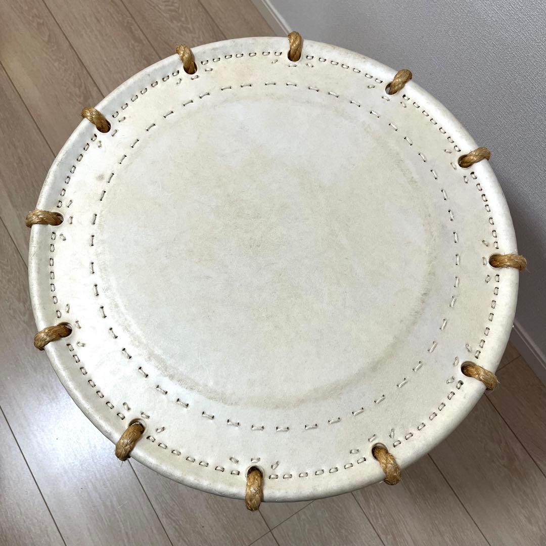 (せ37)長胴太鼓 宮太鼓 和太鼓 桶胴太鼓 大締太鼓 鼓 鼓面約46 cm