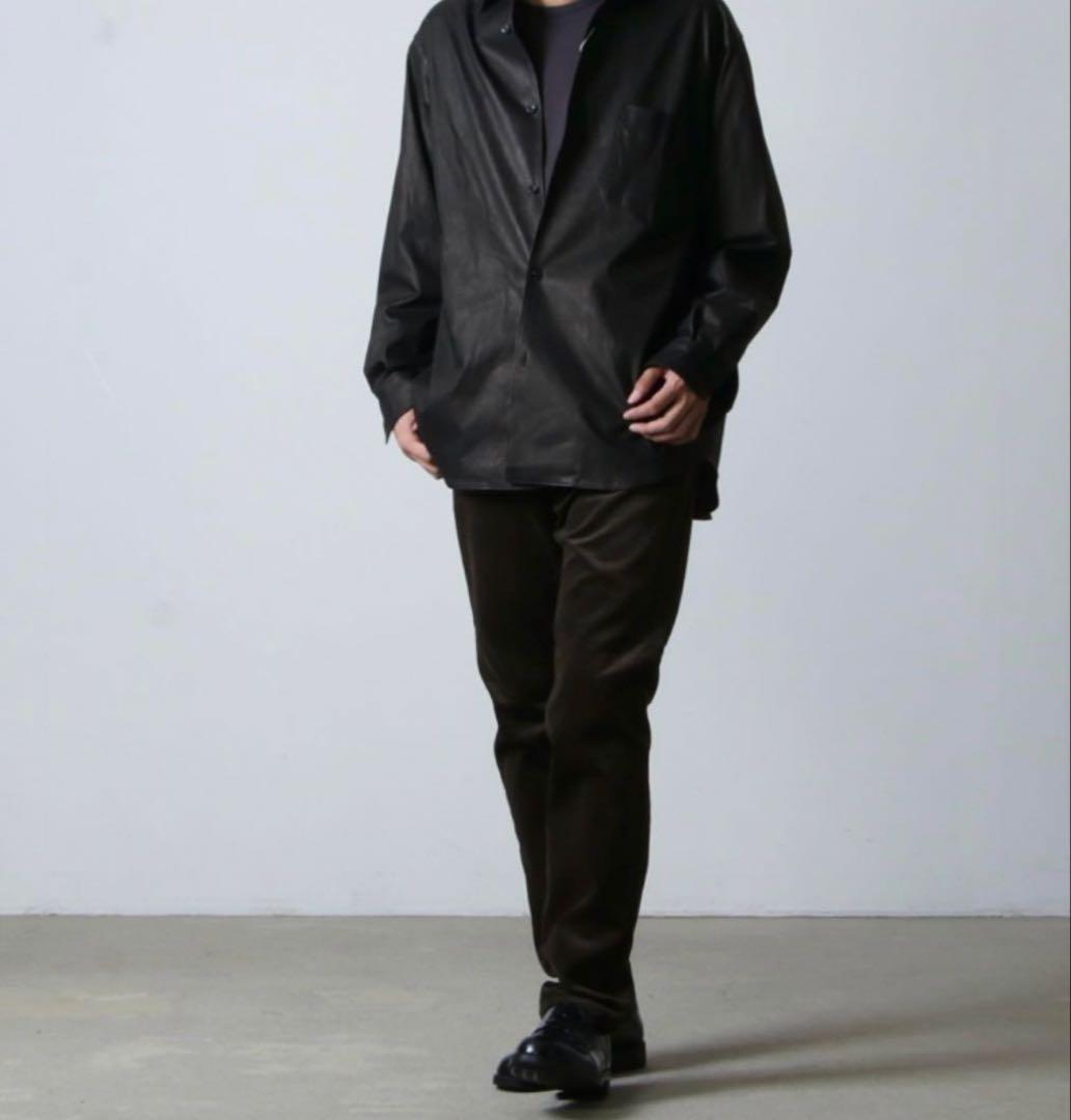 22AW COMOLI コーデュロイ5Pパンツ ブラック　サイズ2