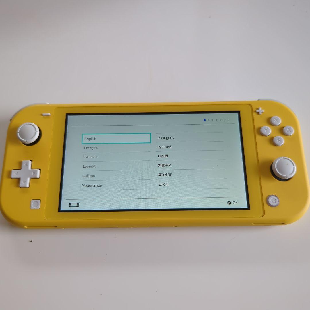 Nintendo Switch Lite イエロー ※本体と外箱のみ
