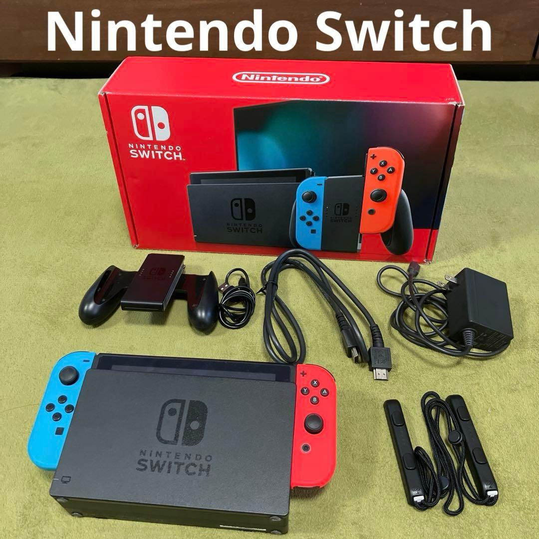 Nintendo Switch ネオンブルー/オレンジ　　付属品付き
