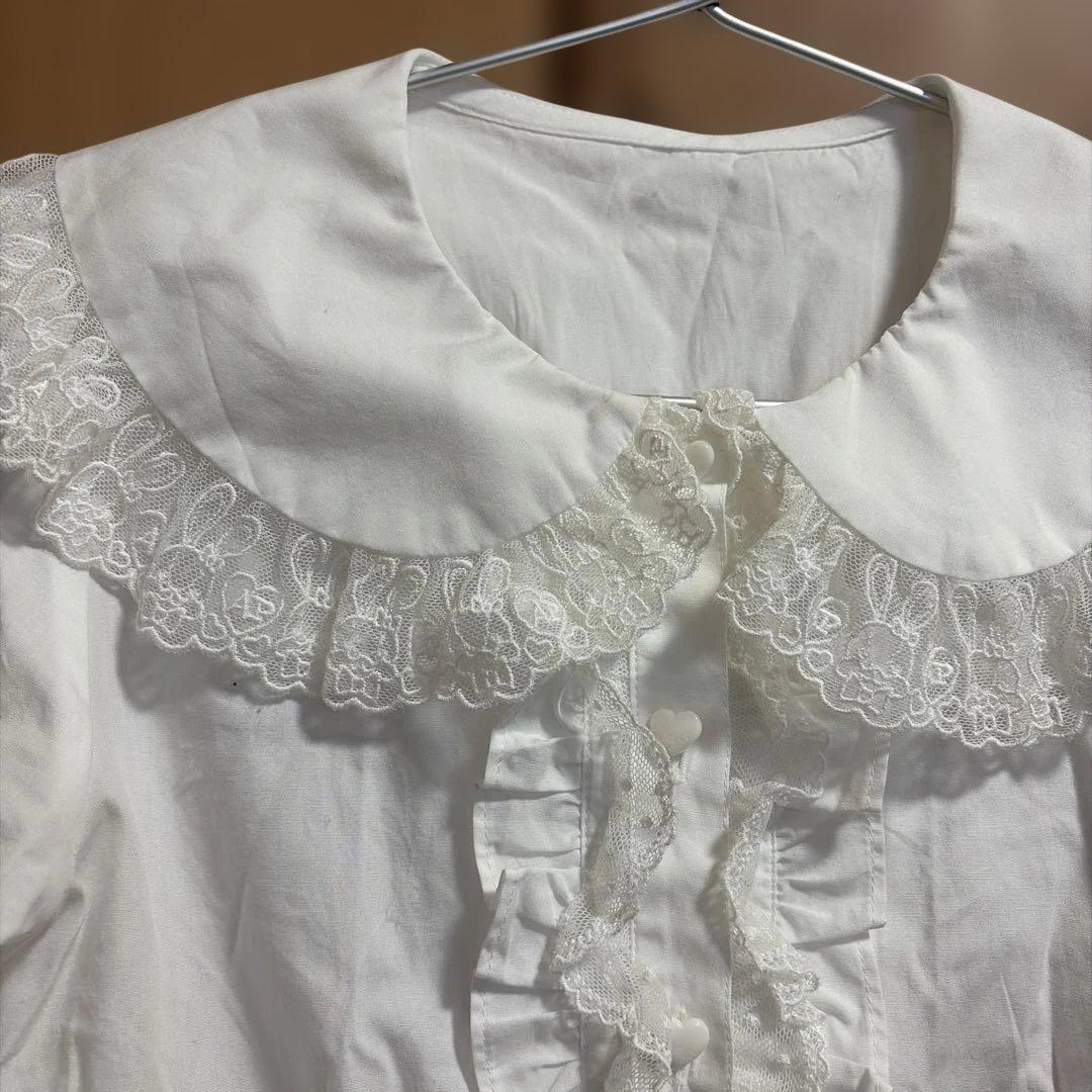 Angelic Pretty リリカルバニーレースブラウス ホワイト