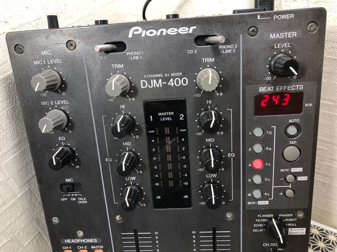 pioneer dj パイオニア　DJM-400 縦フェーダー新品
