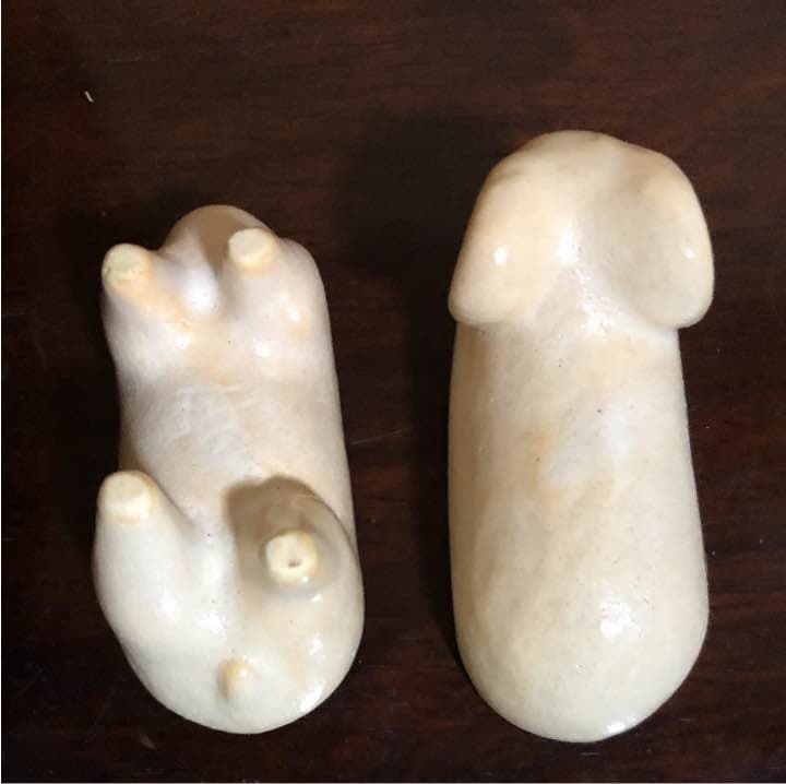 羊白物 香合(琢也作)