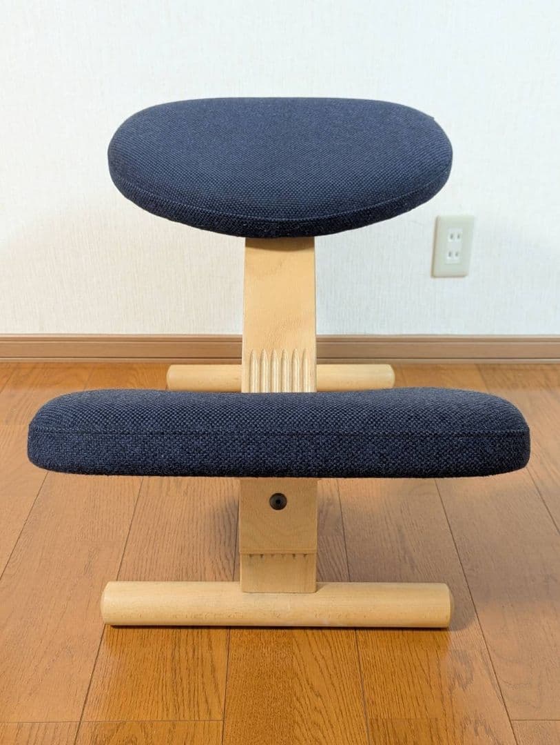 【pupus】バランスイージー バランスチェア ネイビー 姿勢改善