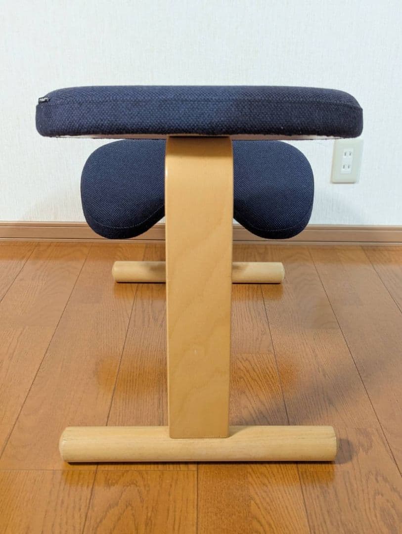 【pupus】バランスイージー バランスチェア ネイビー 姿勢改善
