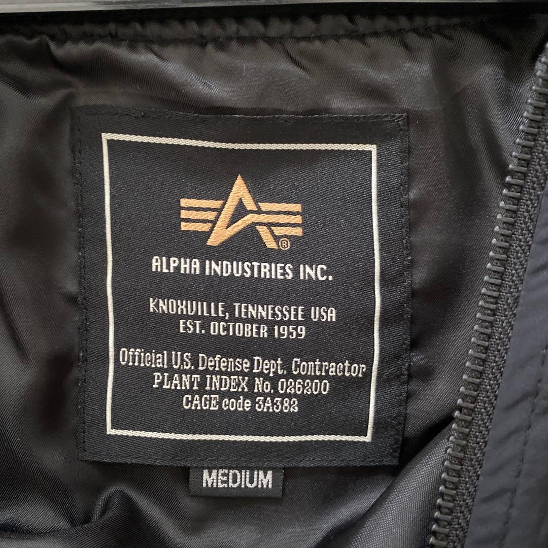 アルファインダストリーズALPHA INDUSTRIESスカジャン刺繍M
