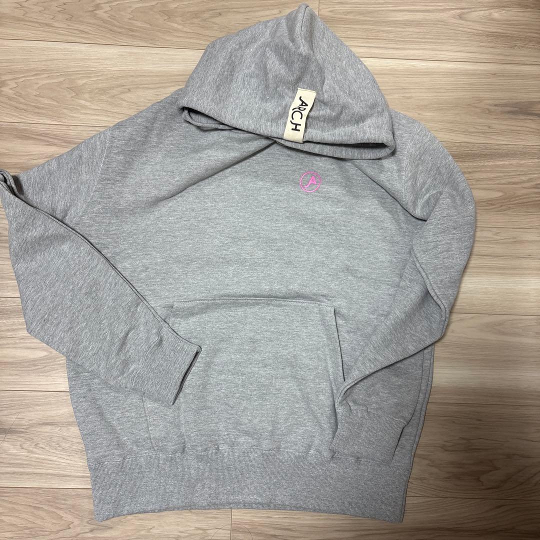 A-PLANTS ARCH グラフィックプリント パーカー グレー