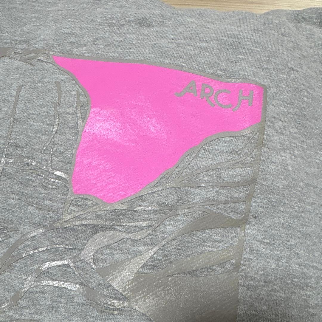 A-PLANTS ARCH グラフィックプリント パーカー グレー