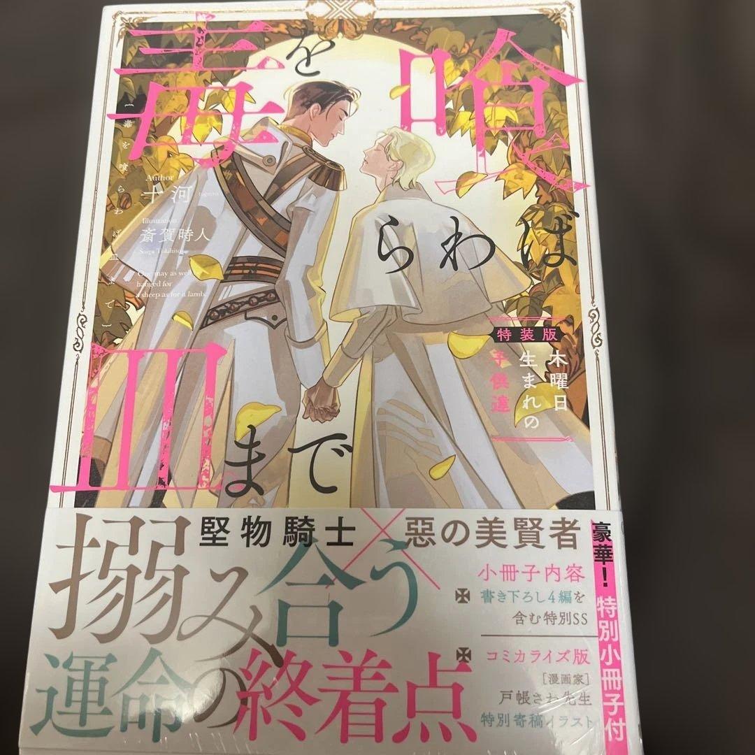 bl小説　毒を喰らわば皿まで　木曜日生まれの子供達　特装版