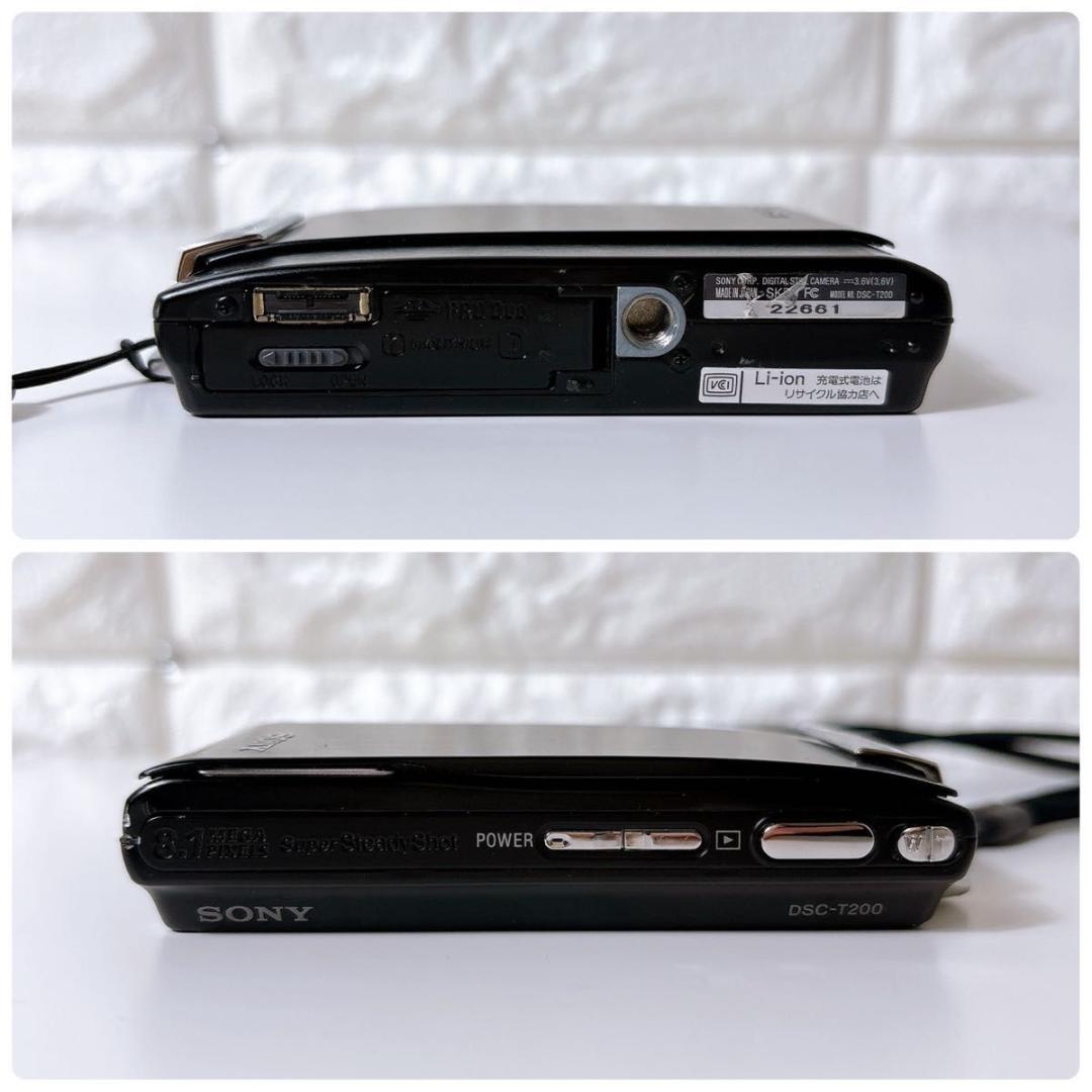 SONY ソニー DSC-T200 ブラック コンパクトデジタルカメラ 大人気