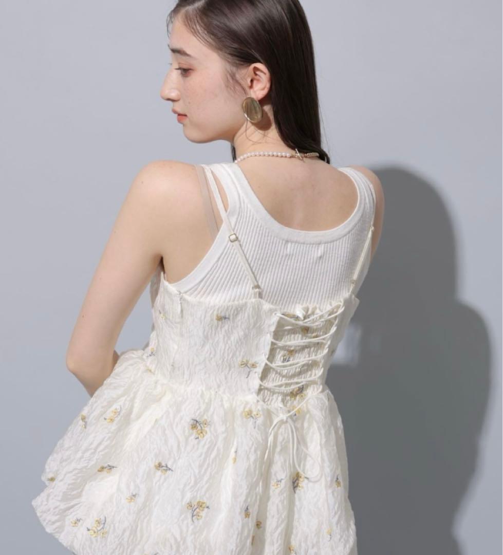 新品タグ付きRirandture バルーン　キャミ　トップス　S