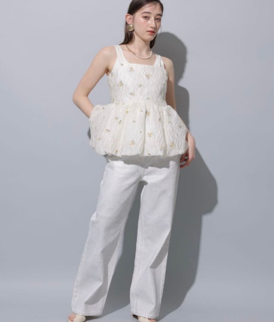 新品タグ付きRirandture バルーン　キャミ　トップス　S