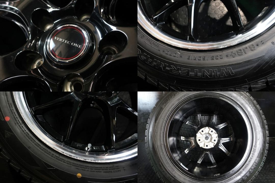 バリ山 2023年製 国産スタッドレス 235/60R18 T33エクストレイル