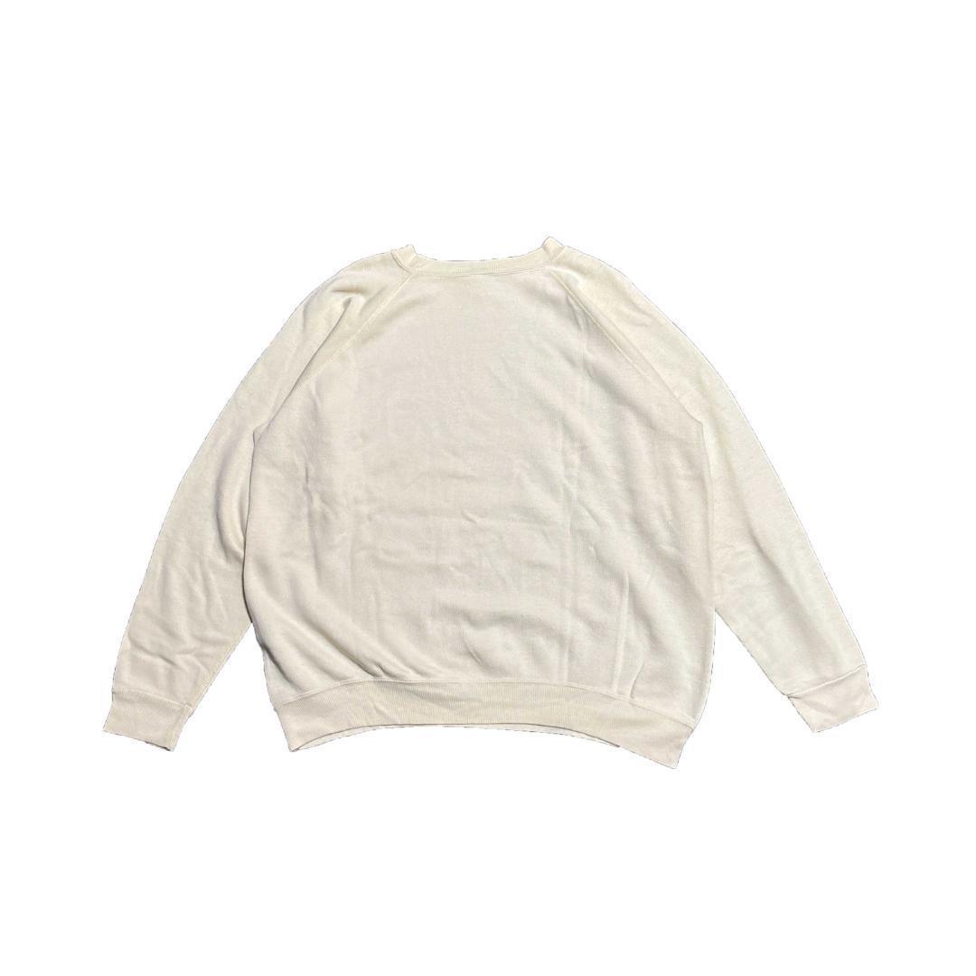 〜80s SNOOPY ラグラン スウェット 薄い黄色 L〜XL ヴィンテージ