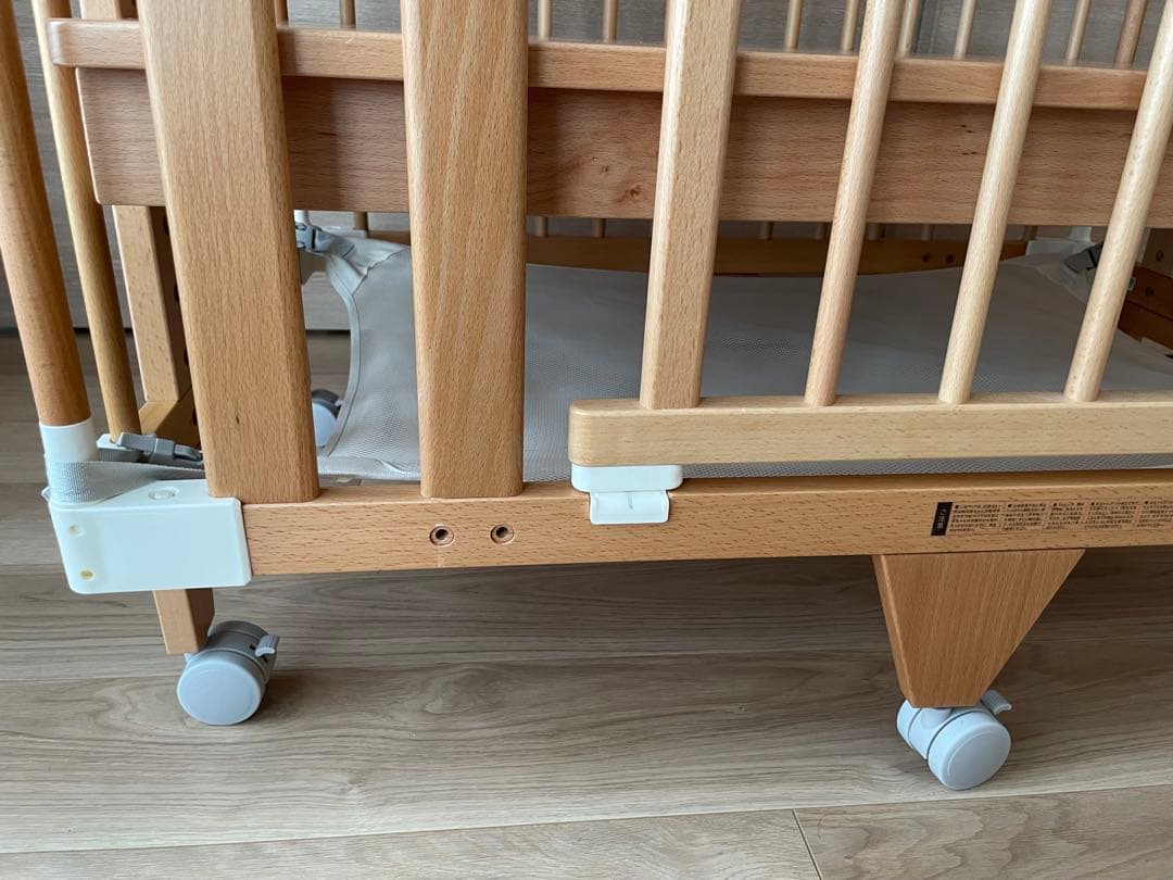 【美品】ファルスカ　［ミニサイズ］クリエイティブコット　ベビーベッド