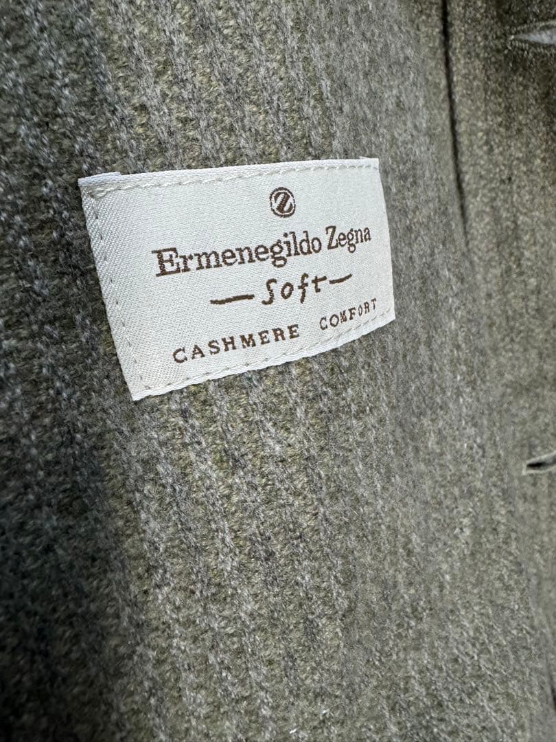 エルメネジルド ゼニア ソフト　アンコンジャケット　カシミア100%