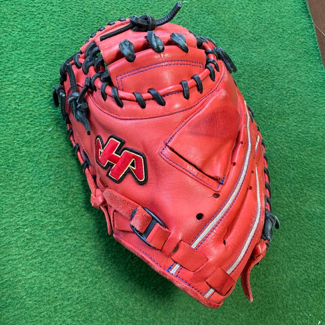 TH-JC8RB プロフェッショナルモデル キャッチャーミット レッド　左利き