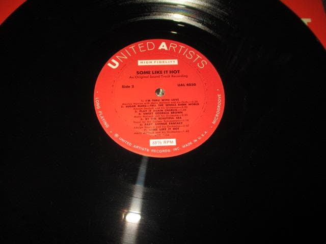 Some Like It Hot オリジナルサウンドトラック LP