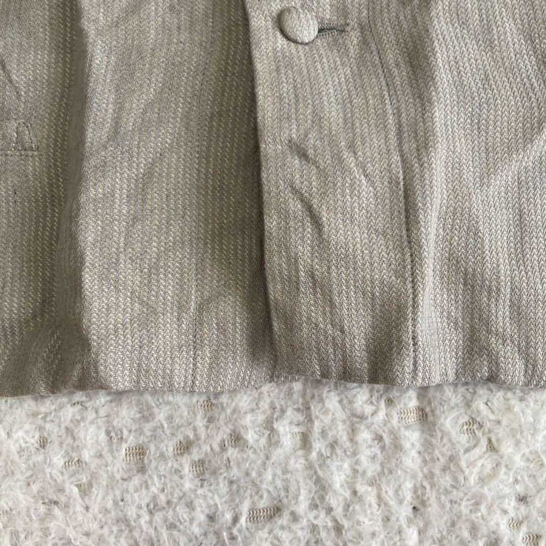 45rpm リネンジャケット グレー 3 ナチュラル カジュアル オフィス