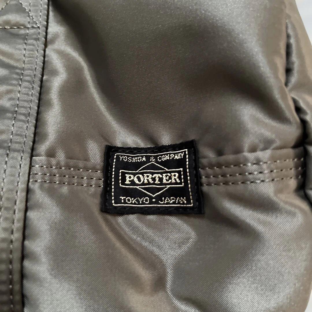 PORTER タンカーグレー　ドラムバッグ