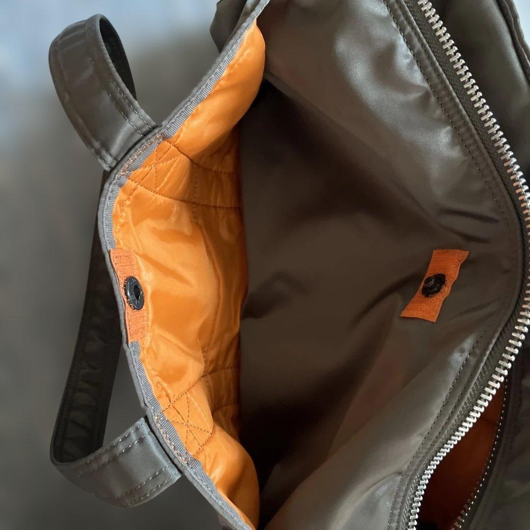 PORTER タンカーグレー　ドラムバッグ