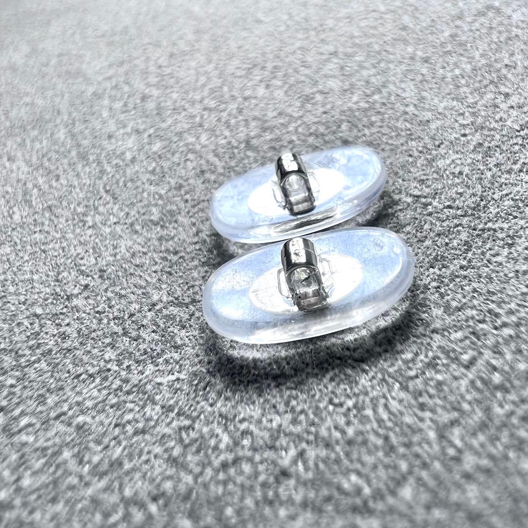 【正規品】新品　Cartier カルティエメガネ用ノーズパッドsサイズ　シルバー
