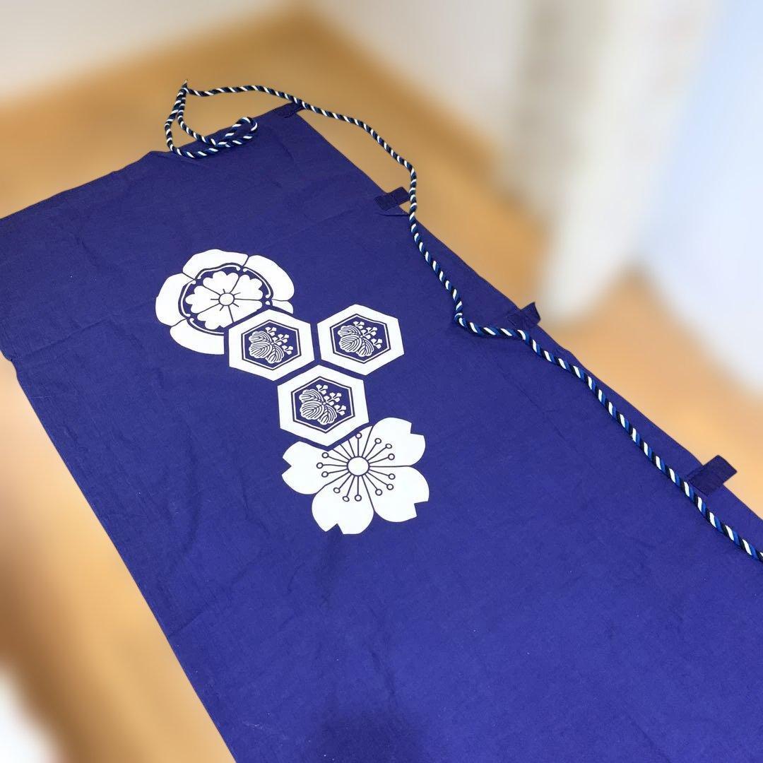 レア物　博多祇園山笠　綿　染め抜き　幕　343センチ