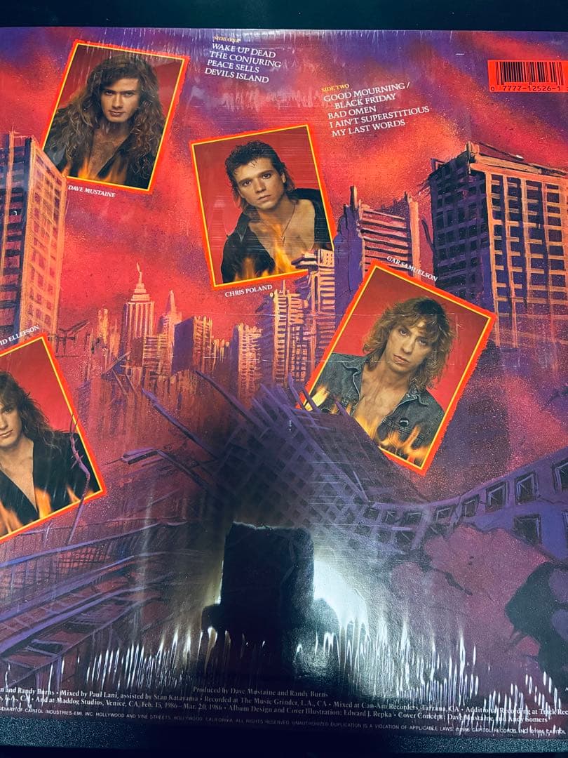 洋楽 Megadeth Peace Sells.But Who's Buying?LP