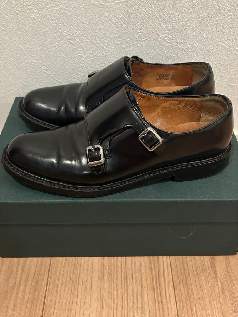 2/3最終値下げchurch'sモンクシューズ ガラス ブラック 黒　ローファー