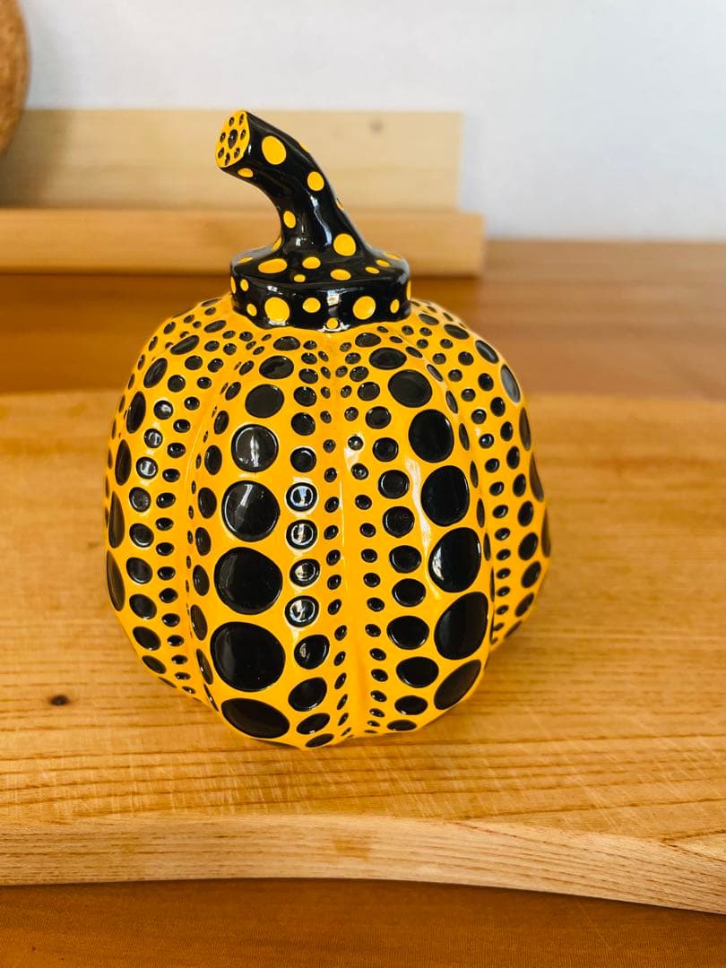 草間彌生 黄色パンプキン オブジェ